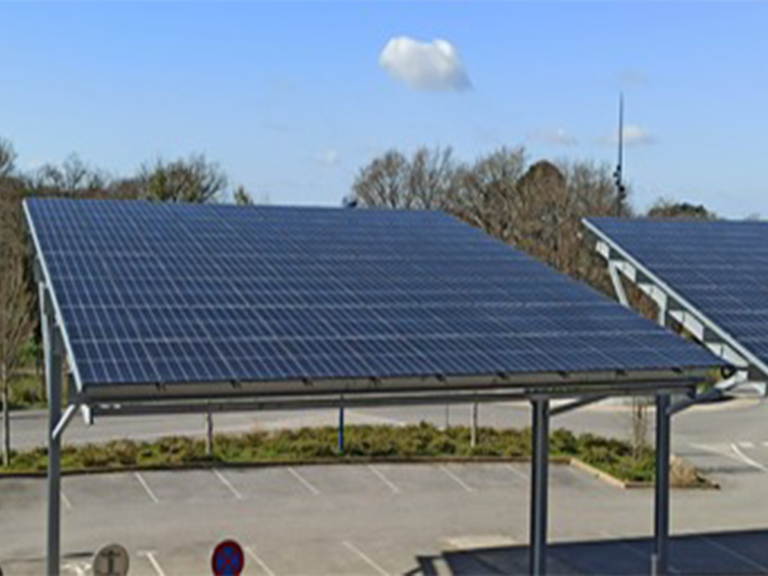 Prise de vue de panneaux photovoltaïques